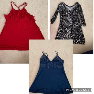 Lot of 3 Express tops size large